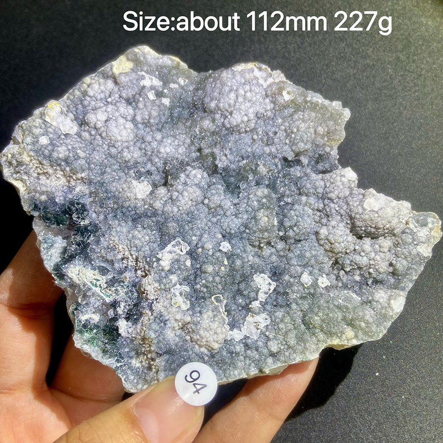Natural Colored Intention Crystal Raw Stone Slice