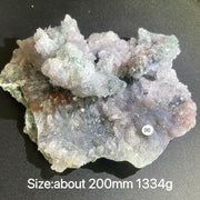 Natural Colored Intention Crystal Raw Stone Slice