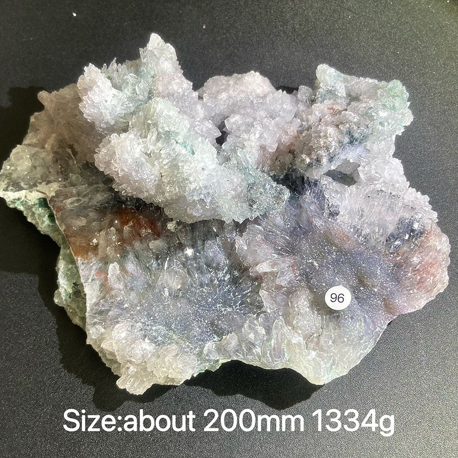 Natural Colored Intention Crystal Raw Stone Slice