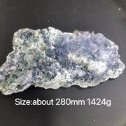 Natural Colored Intention Crystal Raw Stone Slice