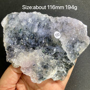 Natural Colored Intention Crystal Raw Stone Slice
