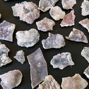 Natural Colored Intention Crystal Raw Stone Slice