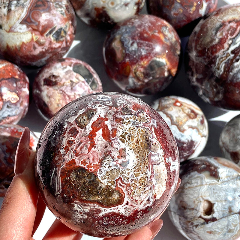 Natural Mexico Agate Sphere