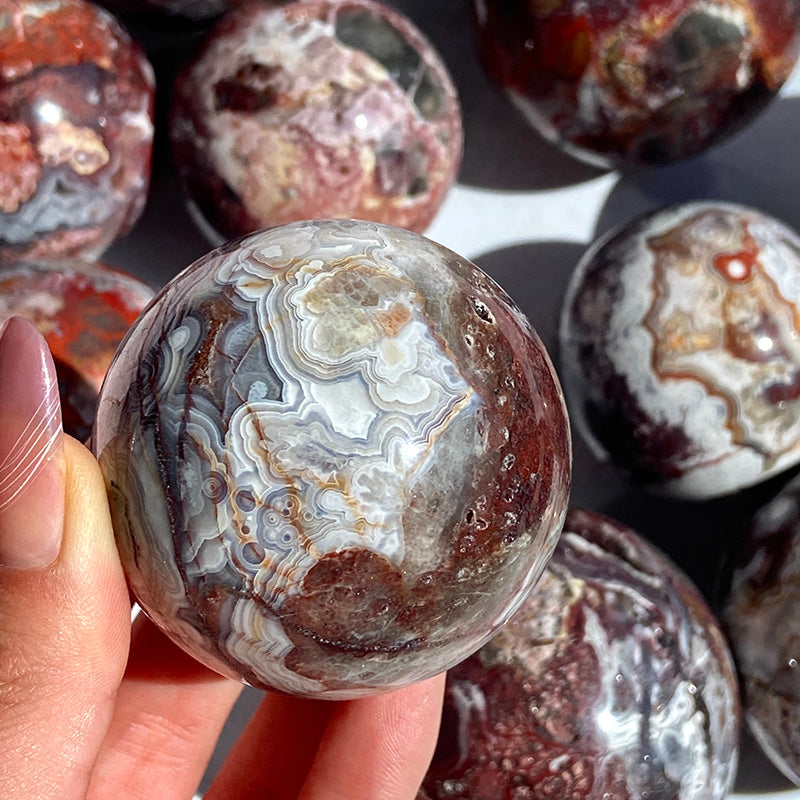 Natural Mexico Agate Sphere