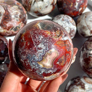 Natural Mexico Agate Sphere
