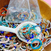 Crystal Beads Rings Confetti [ELASTIC STRING]