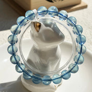 High Quality Aquamarine Bracelet Blue Crystal Bangle
