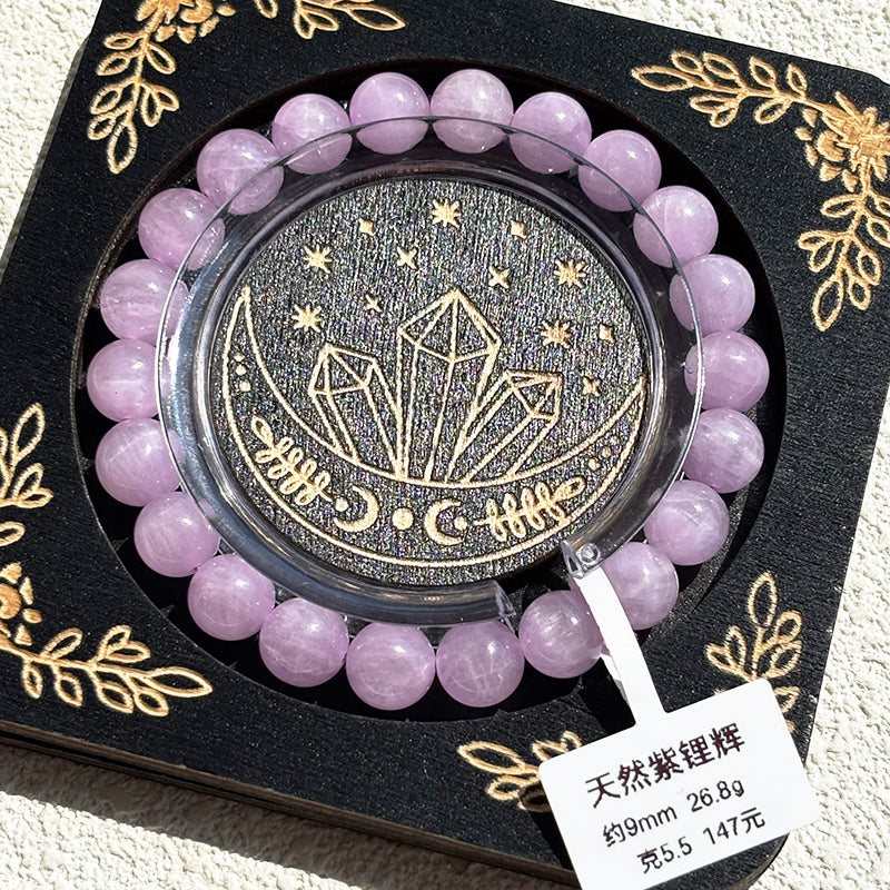 High Quality Cat's eye Effect Kunzite Bracelet