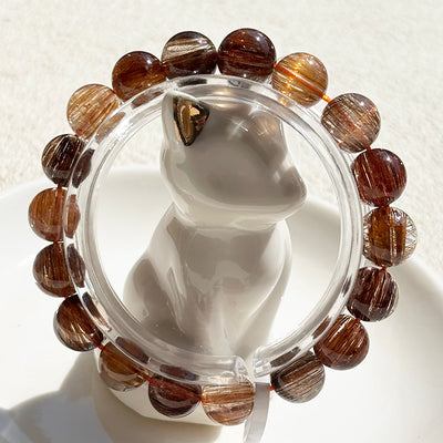 Rutilated Quartz Bracelet High Quality Fine Jewelry Bangle
