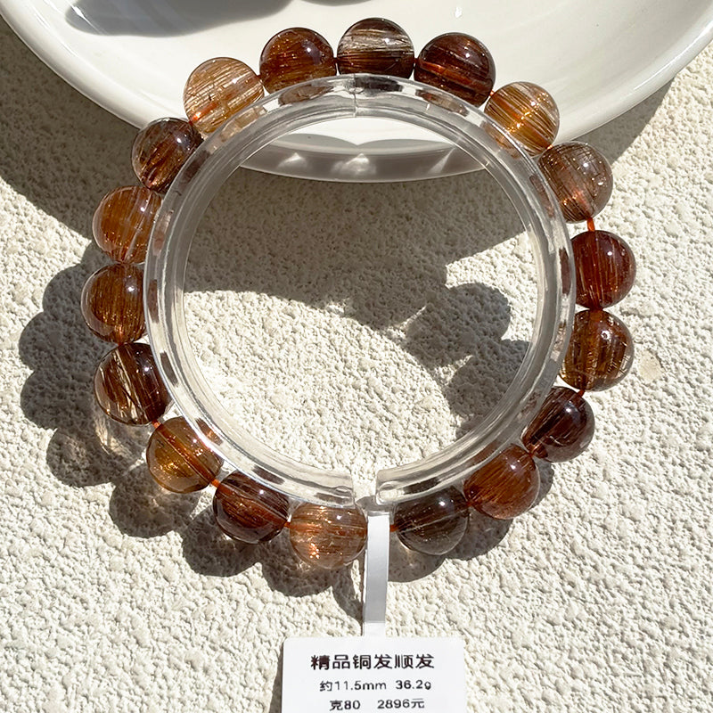 Rutilated Quartz Bracelet High Quality Fine Jewelry Bangle