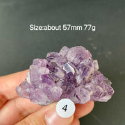 Natural Amethyst Flower Cluster Ornament
