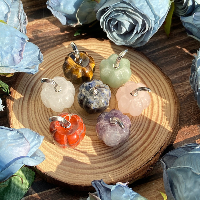 7Pc/Set Hallows' Day Crystals Pumpkin Halloween Gift