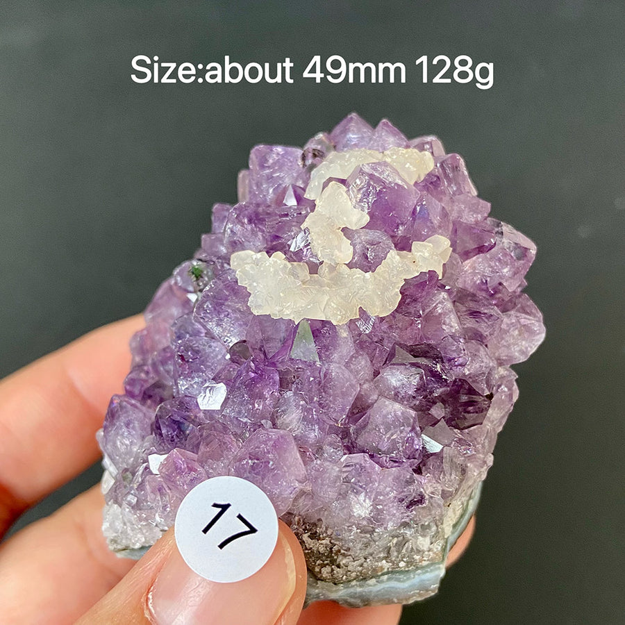 Natural Amethyst Flower Cluster Ornament