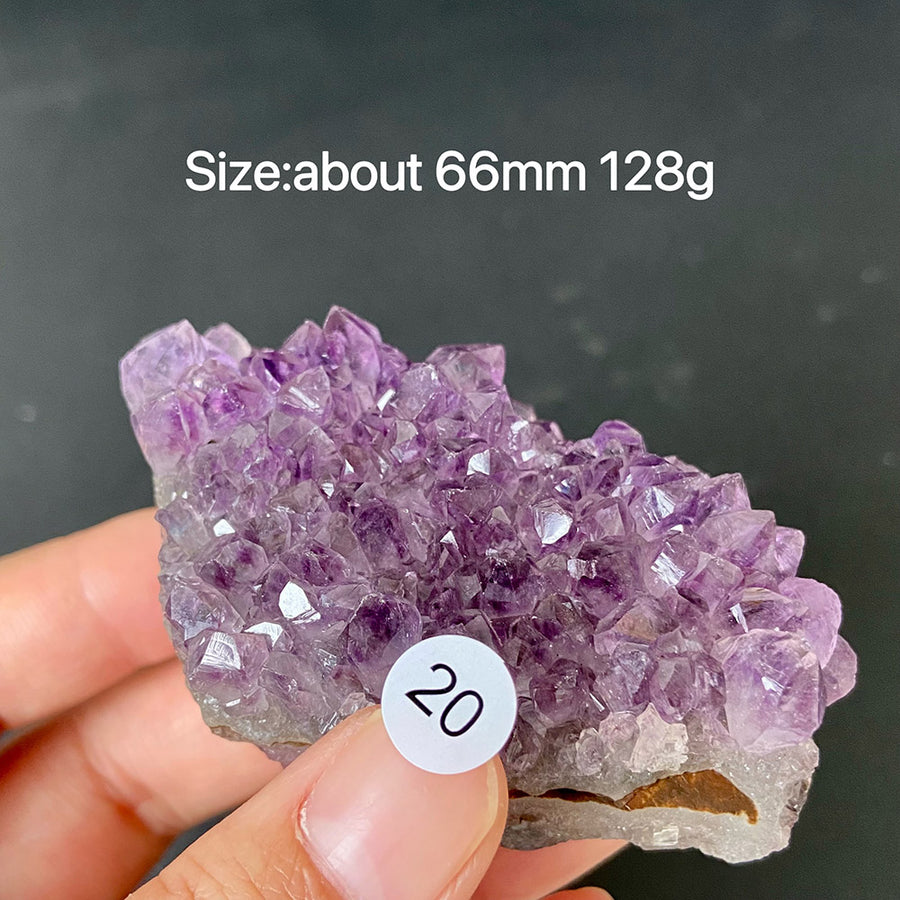 Natural Amethyst Flower Cluster Ornament