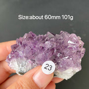 Natural Amethyst Flower Cluster Ornament