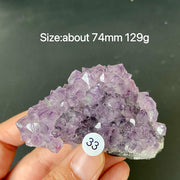 Natural Amethyst Flower Cluster Ornament