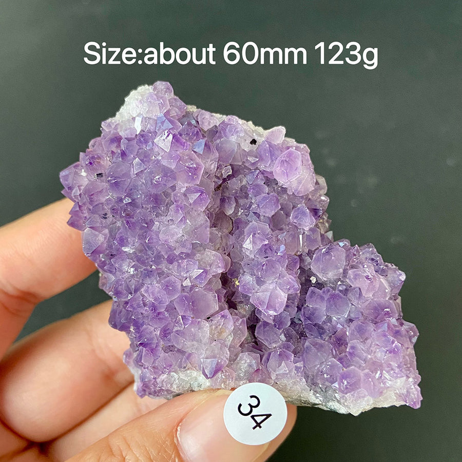 Natural Amethyst Flower Cluster Ornament
