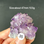 Natural Amethyst Flower Cluster Ornament