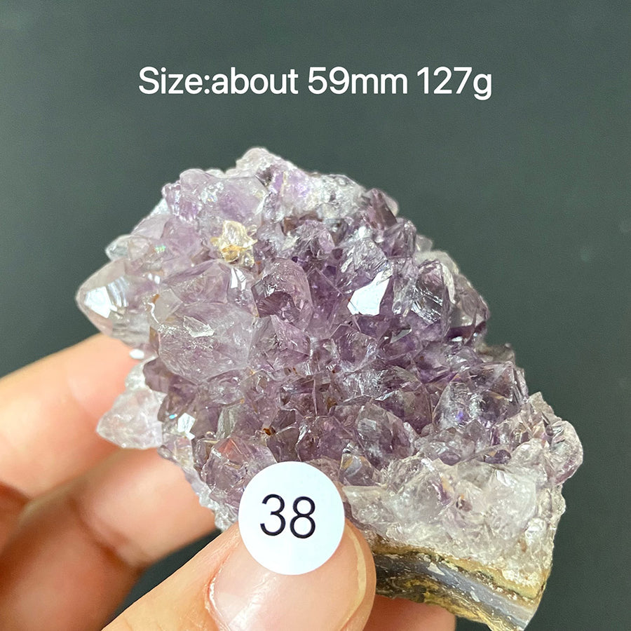 Natural Amethyst Flower Cluster Ornament