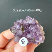 Natural Amethyst Flower Cluster Ornament