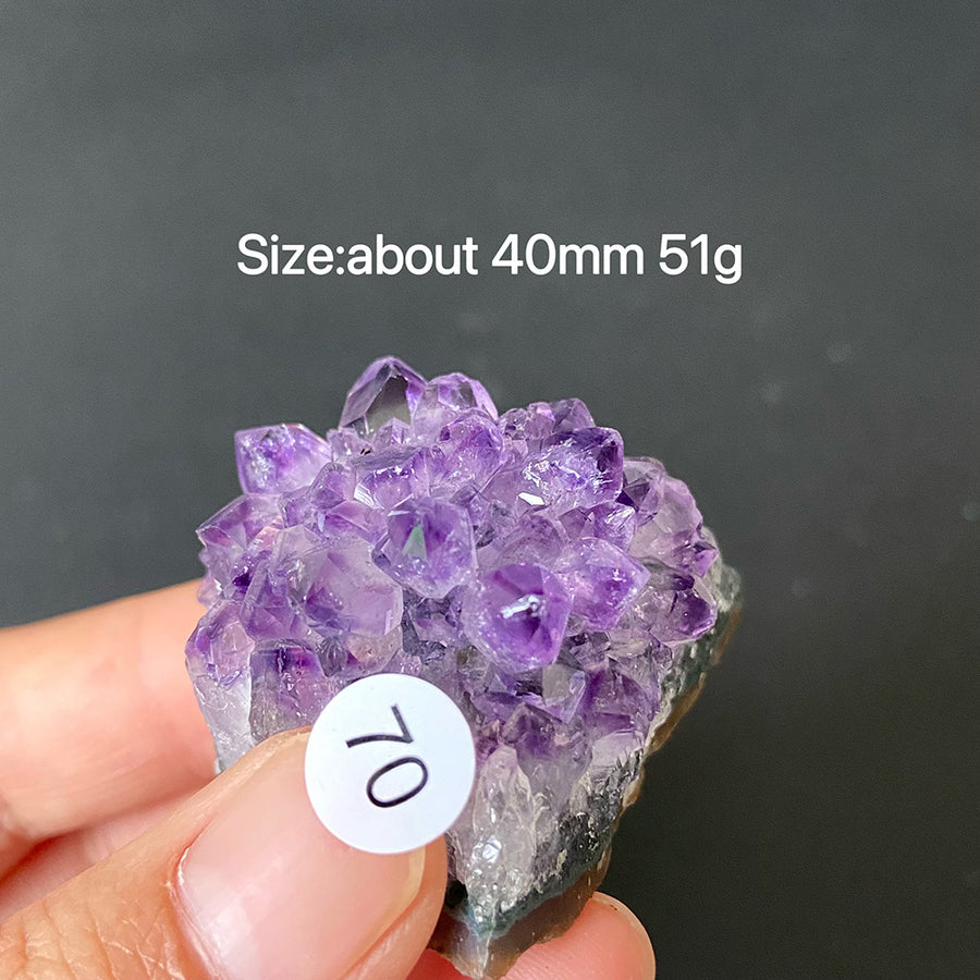 Natural Amethyst Flower Cluster Ornament
