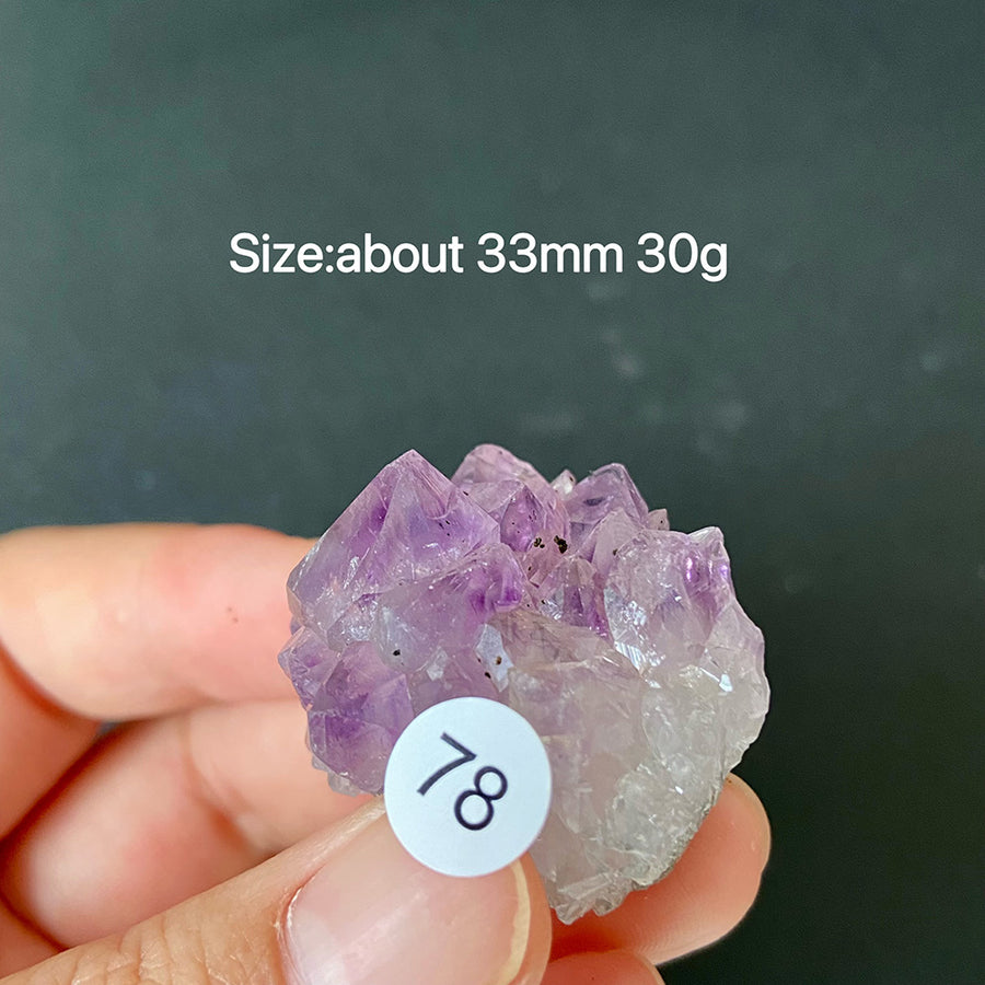 Natural Amethyst Flower Cluster Ornament