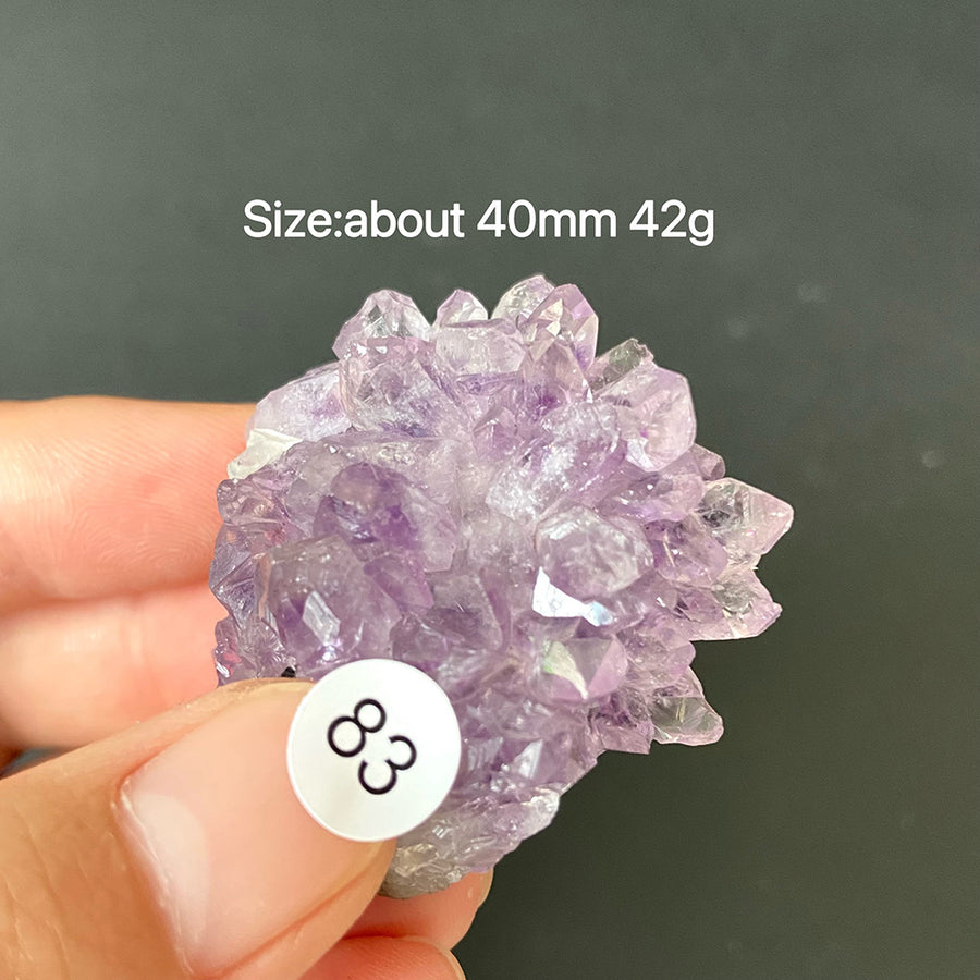 Natural Amethyst Flower Cluster Ornament