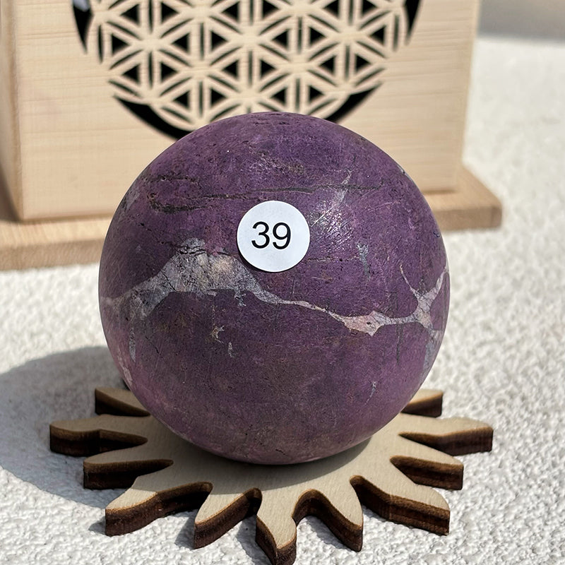 Natural Purpurite Crystal Sphere
