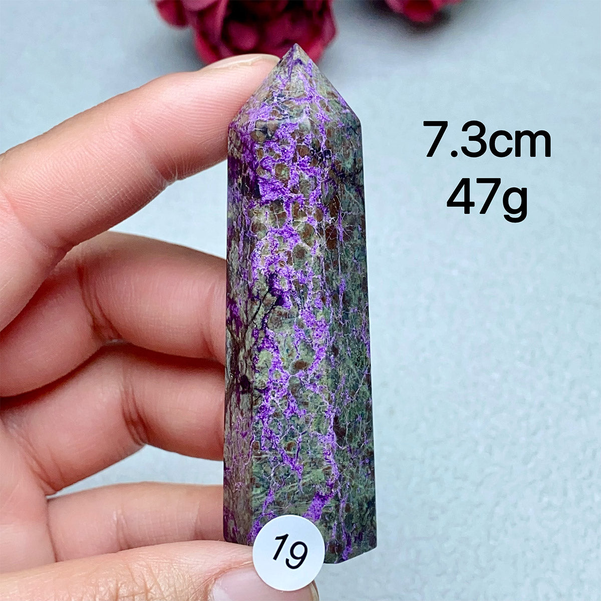 Natural Crystal Sugilite Tower