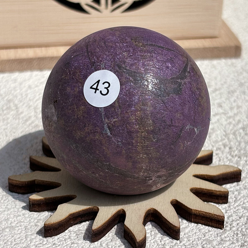Natural Purpurite Crystal Sphere