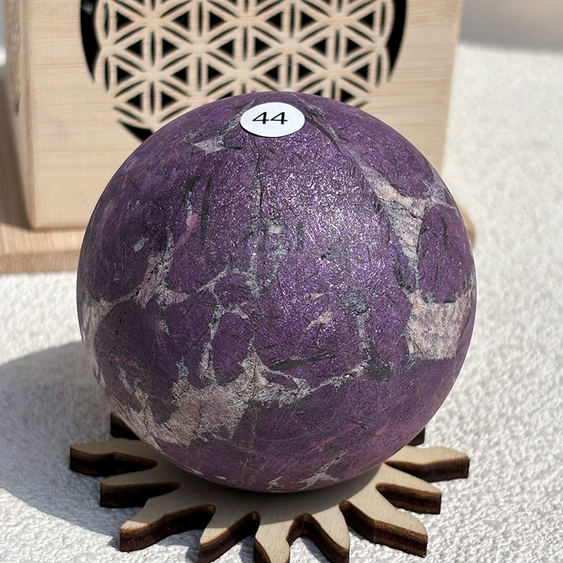 Natural Purpurite Crystal Sphere