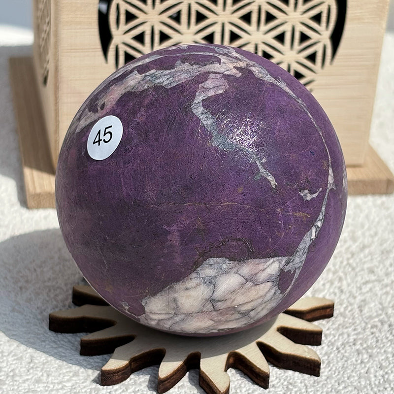 Natural Purpurite Crystal Sphere