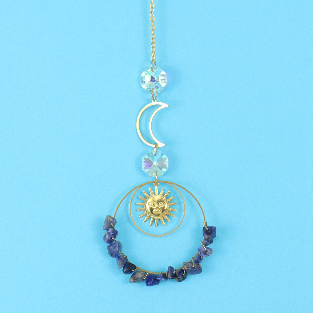 Different Material Crystal Chip Sun Catcher