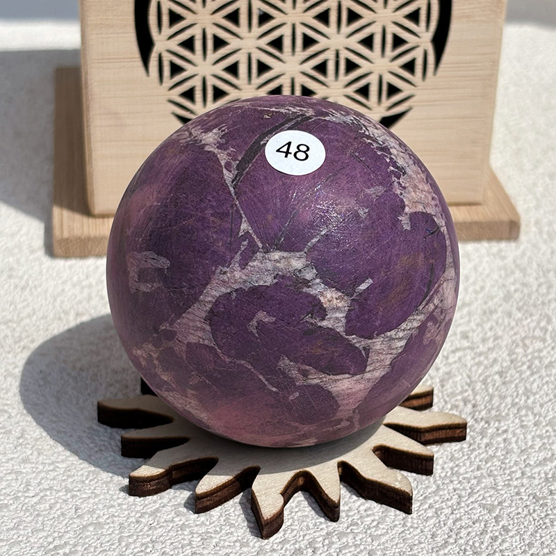 Natural Purpurite Crystal Sphere