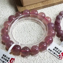 Load image into Gallery viewer, Dark Rose Quartz Star Flash Bracelet