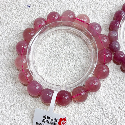 Dark Rose Quartz Star Flash Bracelet