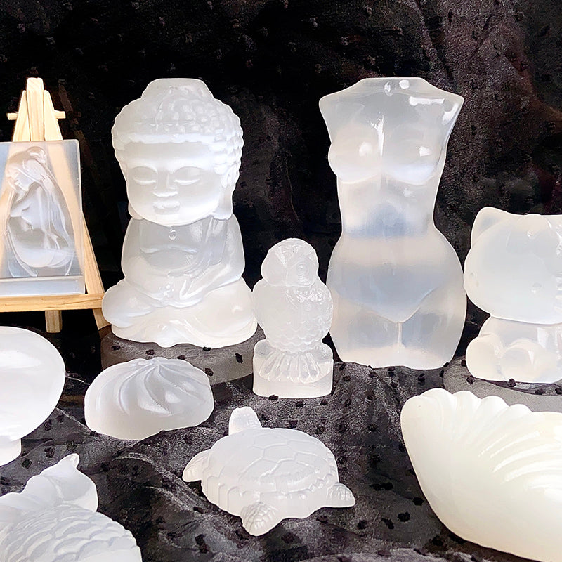 Different Styles Selenite Carvings