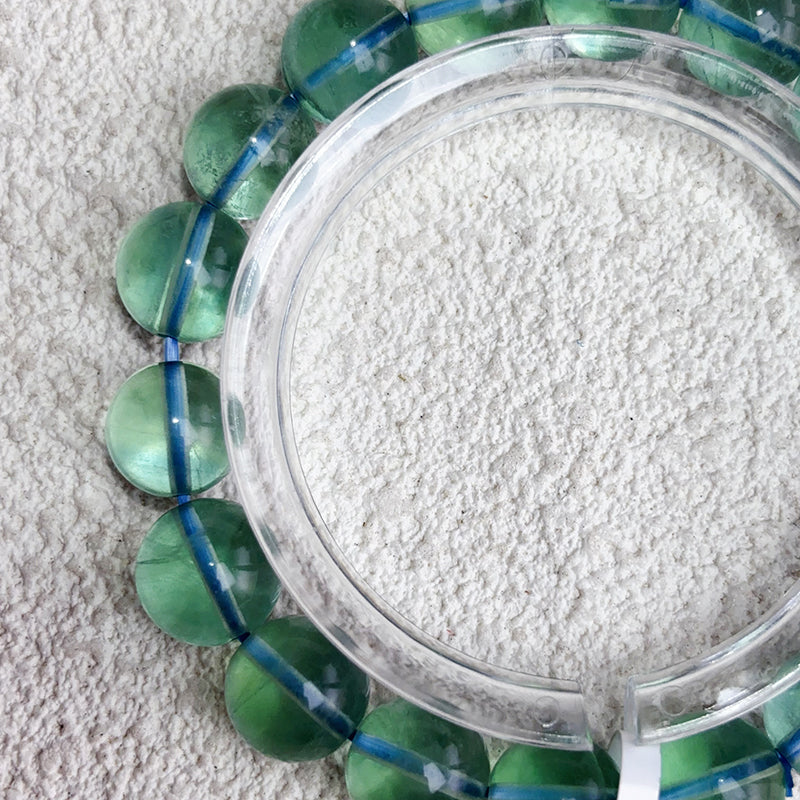 High Quality Blue Green Fluorite Bracelet
