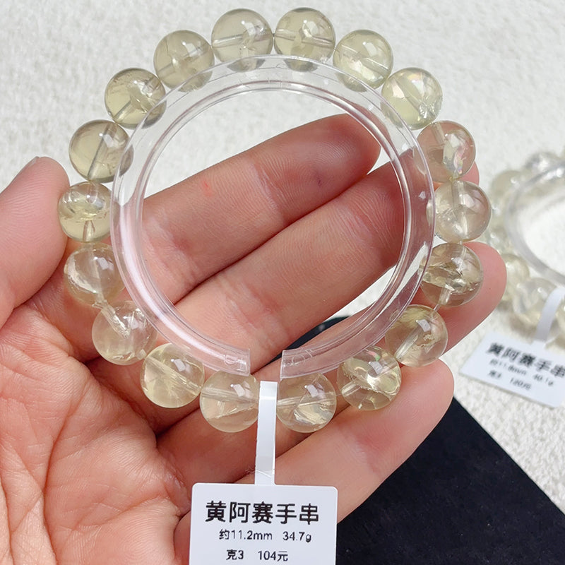 Rainbow Citrine Crack Bracelet