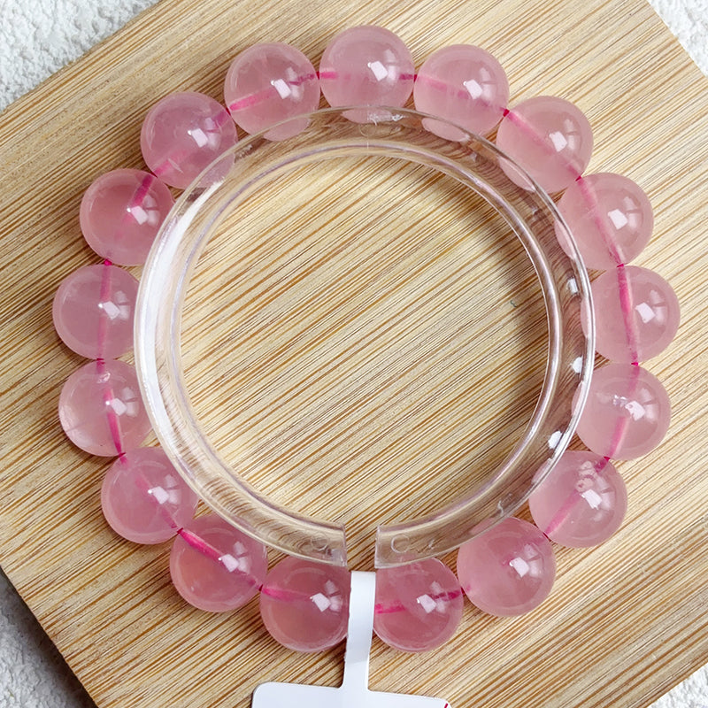 High Quality Madagascar Star Rose Quartz Bracelet
