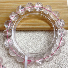 Load image into Gallery viewer, Rainbow Crack Rose Quartz Bracelet