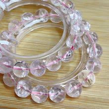 Load image into Gallery viewer, Rainbow Crack Rose Quartz Bracelet