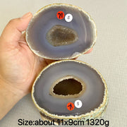 Natural Crystal Agate Geode
