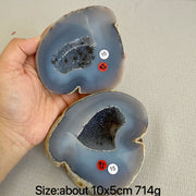 Natural Crystal Agate Geode