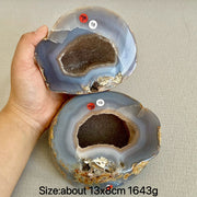 Natural Crystal Agate Geode