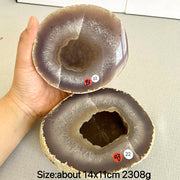 Natural Crystal Agate Geode