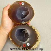 Natural Crystal Agate Geode