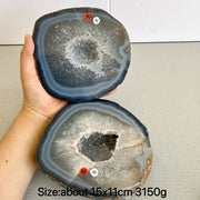 Natural Crystal Agate Geode