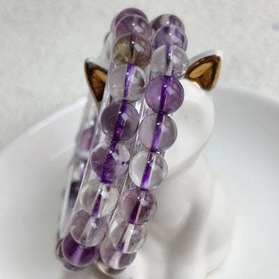 Smoky Amethyst Bracelet Crystal Quartz Bangle