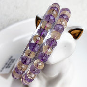 7mm Ametrine Bracelet Faceted Crystal Bangle